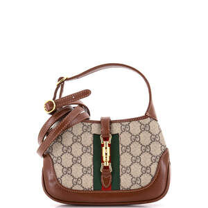 Jackie Hobo Gg Coated Canvas Mini #211130G20B